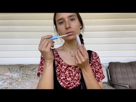 #ASMR CREAMY LIP GLOSS SOUNDS/ APPLICATION, GUM CHEWING/ KISSES FOR RELAXATION AND TINGLES