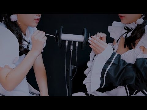 ASMR👂Takes Care Of You ❤️ twin  Ear Cleaning   No Talking