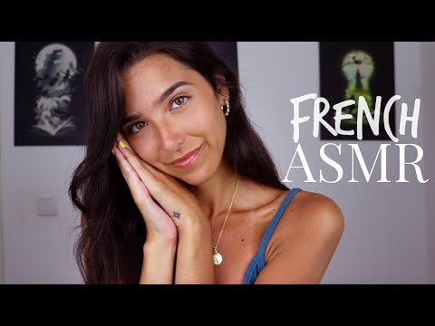 ASMR Français Pour t'endormir (Mic scratching, Ear Brushing, Closeup whispers, face brushing...)