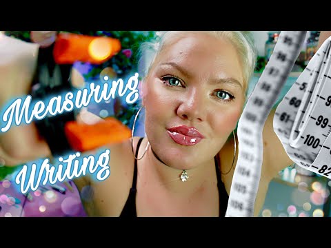 ASMR Measuring Your for a Medical Corset | Deep in Ear Whispers, Writing, Personal Attention RP