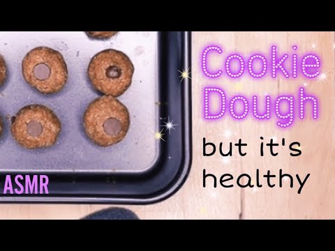 Cookie Dough Protein Balls | ASMR Baking
