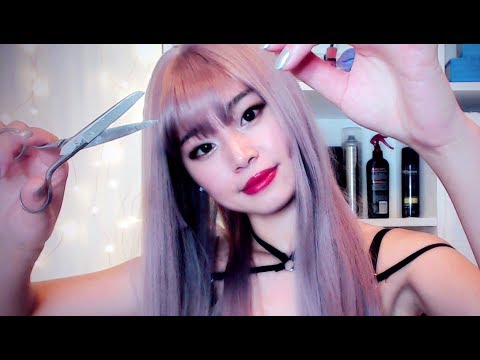 [ASMR] Haircut, Color and Styling / Salon Roleplay