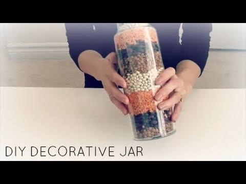ASMR DIY DECORATIVE JAR Crinkling/Tapping/Whispering/Pouring