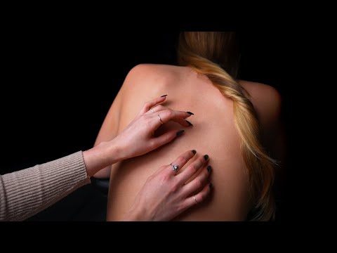 ASMR | Gentle BACK & HAIR play (with oil) [TINGLY FRIDAY]