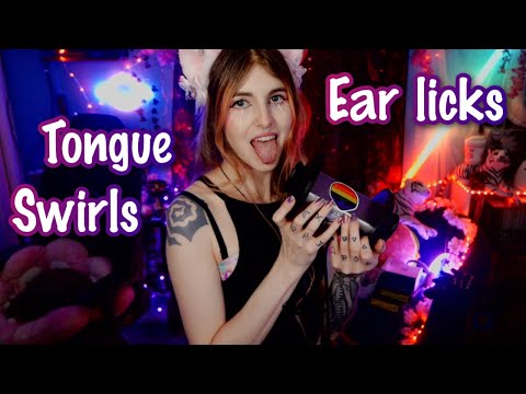 Experimental Ear Licks & Tongue Swirls | Jinxy ASMR