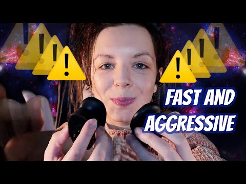 !!!! ASMR !!!! Fast mouth sounds and aggressive triggers ⚠️