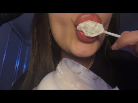 Asmr |Up-Close| Lollipop With Marshmallow Mouth Sounds
