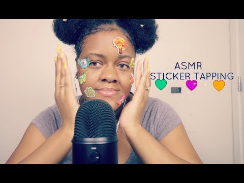 ASMR 3D Sticker Tapping | (Tingle Overload) ~