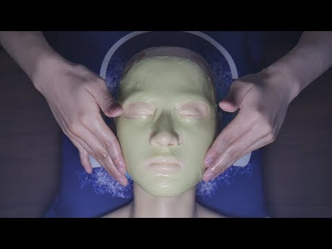 ASMR Skin Care & Gel Massage (No Talking) - Tapping, Rubbing, Touching