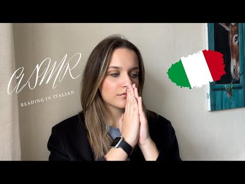 ASMR | Reading in Italian | Whispering
