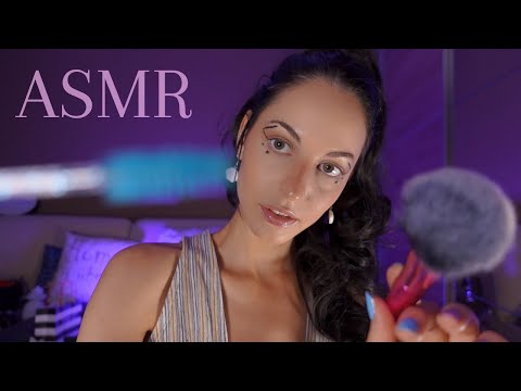 ASMR Preparing you for a Summer night-out (makeup, hair, etc👸💄✨💖)