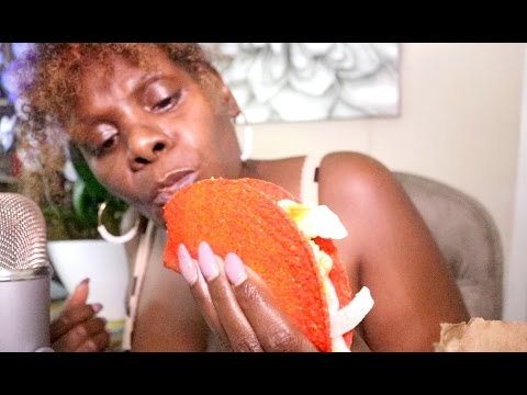 Crunch ASMR Eating Sounds TACOS Bell/Nacho Cheese