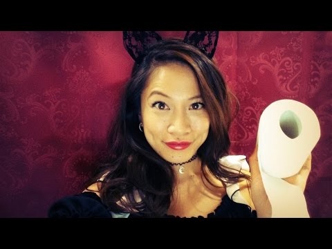 ASMR French Maid Does Your Costume Makeup 👻