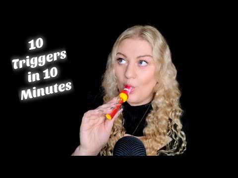ASMR - 10 Triggers in 10 Minutes ✨