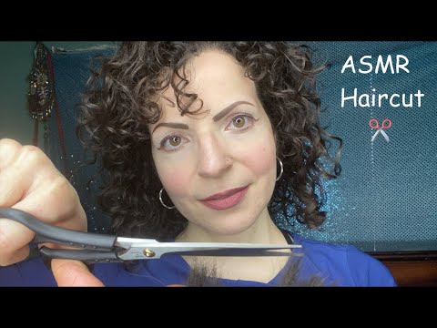 ASMR Roleplay Relaxing Haircut ✂️ (Brushing, Combing, Cutting, Personal Attention)