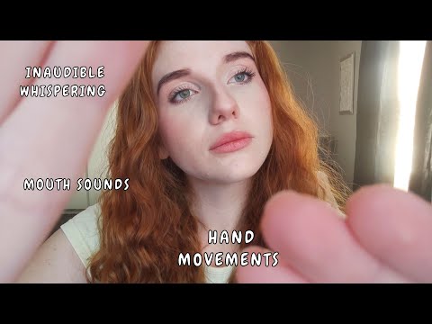 ASMR | Lo-fi, Soft, Semi Inaudible Whispering with Lots of Mouth Sounds & Hand Movements.