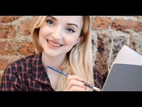 ASMR roleplay - artist draws and paints you 😂✍️ 🎨 + trigger (personal attention)
