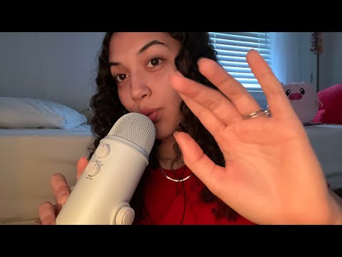 ASMR fast and aggressive hand sounds and mouth sounds