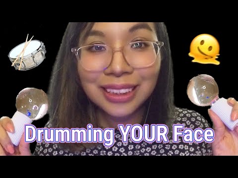 ASMR POV PLAYING DRUMS ON YOUR FACE (Fast Personal Attention Roleplay w/ Mouth Sounds)🥁🪘 [Request]