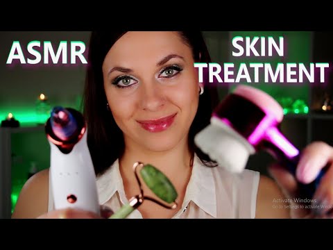 ASMR relaxing facial and skin treatment spa roleplay