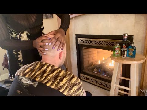 Satisfying Bald head scratch ASMR : Cowboys ‘n’ Boots