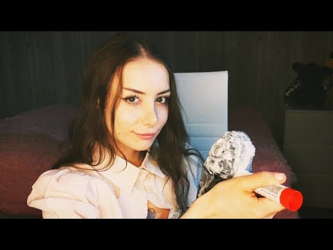 Мокрые звуки 🥵 Wet sounds 💦glue on the mic,липкие звуки, sticky sounds, grease on the mic, ASMR/АСМР