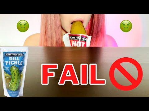 ASMR Video *MAJOR FAIL!* Trying Hot Mama Pickle (i don't like pickles)