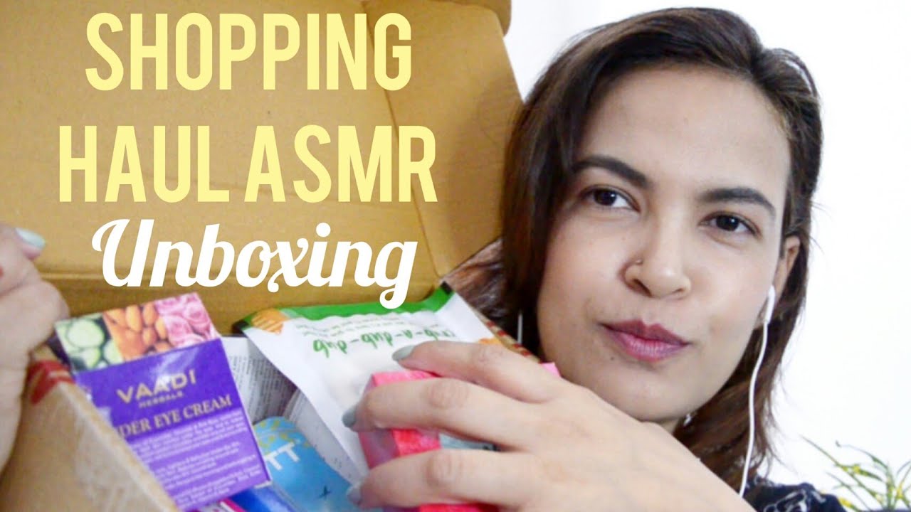 BEST ASMR SOUNDS ~ Shopping Haul Unboxing | New triggers / Sounds