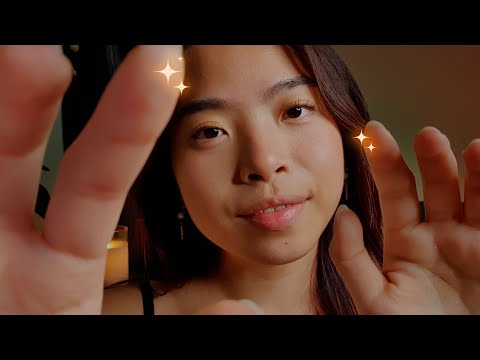 ASMR Delicately Tapping & Scratching Your Face ✨ Each Part Is A Different Sound (No Talking)