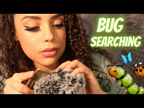 ASMR | 🐛 Bug Searching 🐛 | PLUCKING, flicking, scratching ~