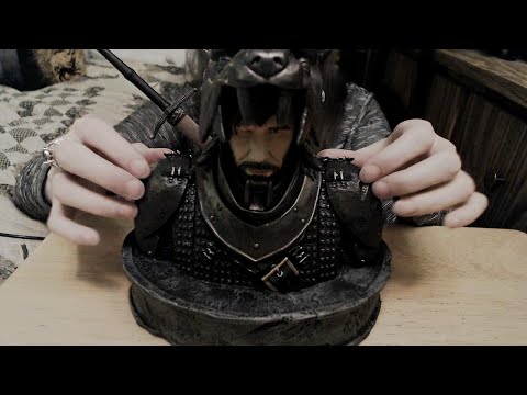 [ASMR] Soft-Spoken Unboxing of The Hound Mini-Bust + Tapping/Crinkling (Mouth Sounds)