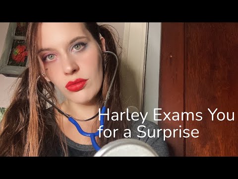 ASMR Harley Quinn Exams you and Gives you a Suprise, #heartbeat