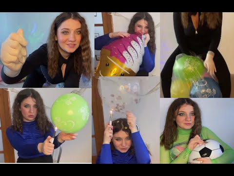 ASMR | Best of Popping, Deflating And Sit To Pop Balloons And Inflatables So far | Funny Video 🤭