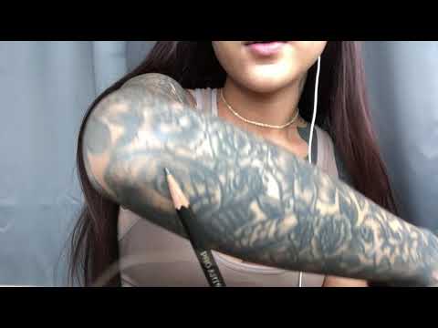 ASMR Tracing My Tattoos | Soft Spoken