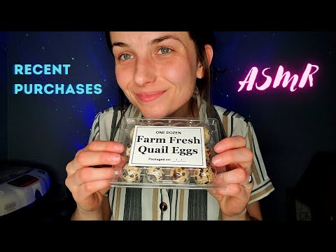 ASMR [Soft-Spoken] My Recent Purchases (Show-and-Tell)