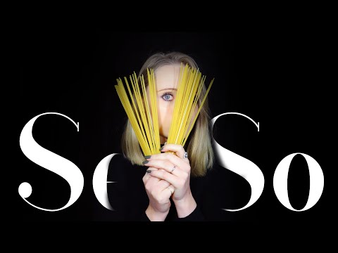 Sensory by Sophie | All things pasta (ASMR: tapping, counting, stroking...)