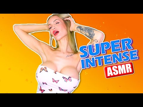 HOT ASMR Delicious feelings / Lots of breathing scratching & mouth sounds to relax
