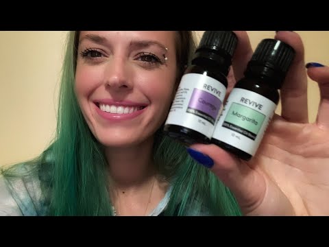 ASMR aromatherapy for anxiety(exploring essential oils)