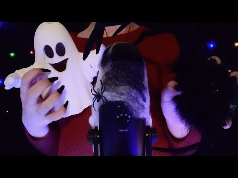 ASMR - Halloween Triggers (Tapping, Scratching & Microphone Rubbing) [No Talking]