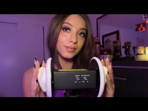 ASMR| 7 TINGLY 3DIO TRIGGERS 🤤 (whispers, ear tapping, ear massage, bugs..)
