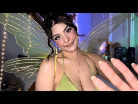 ASMR Tinkerbell does your Makeup & Haircut (layered sounds for sleep roleplay)