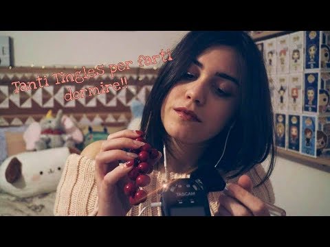 |ASMR ITA| TRIGGERS FOR SLEEP AND RELAXATION WITH TASCAM MICROPHONE!