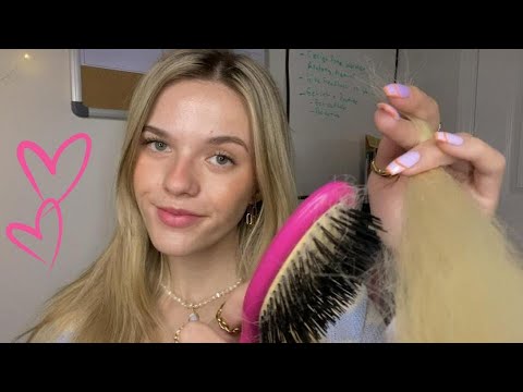 ASMR Playing With Your Hair In Class 📚