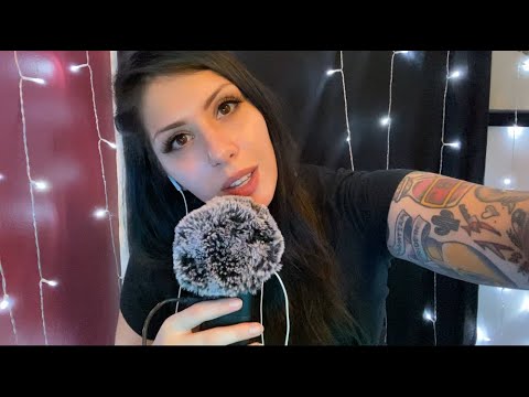 ASMR comforting positive affirmations (face touching)