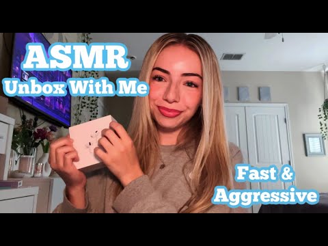ASMR - Unbox My New Apple Airpod Pros With Me! - Fast & Aggressive!