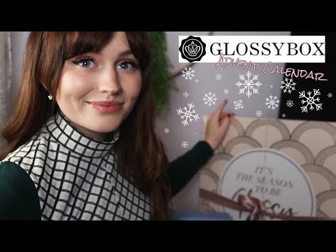 [ASMR] It's Christmas Come Early! Glossybox Advent Unboxing 2019