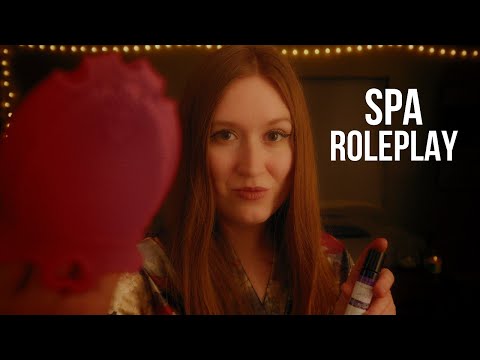 ASMR Spa Roleplay  (Layered Sounds!) | Pampering You with Aromatherapy, Facial, & Scalp/Neck Massage