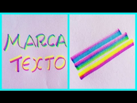 DIY: Marca Texto de ARCO ÍRIS  - FÁCIL