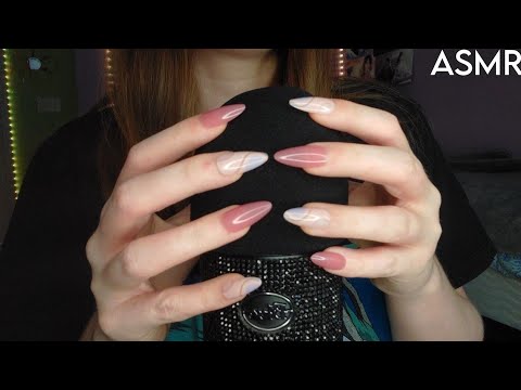 Fast Mic Pumping & Swirling + Scratching  - tapping the base - ASMR 🌺