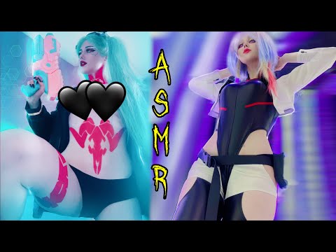 ♡ ASMR Cloth Scratching / Rebecca & Lucy Cosplay Cyberpunk Edgerunners